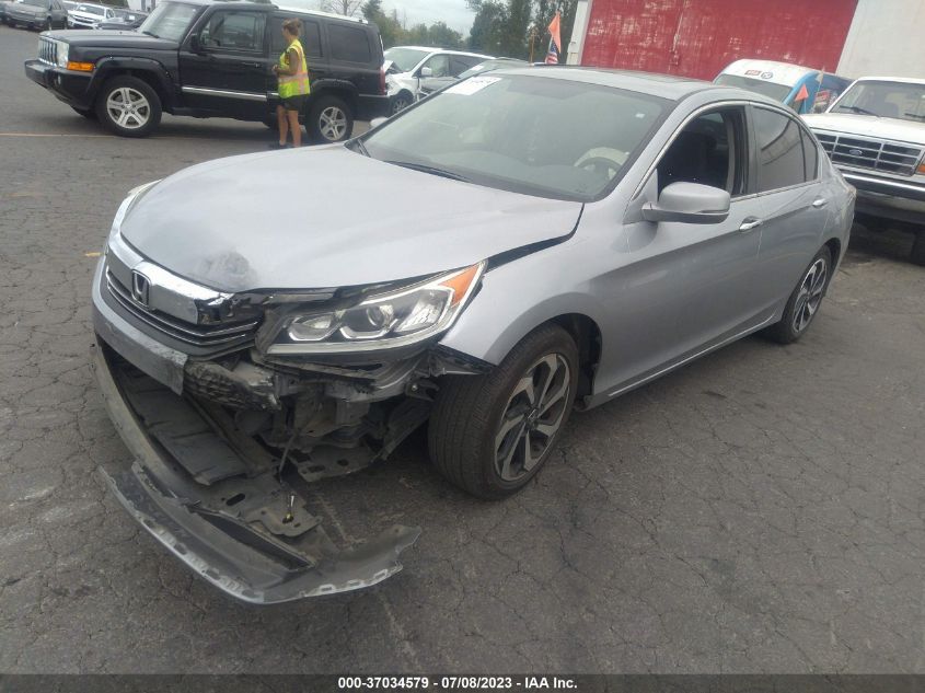 2016 HONDA ACCORD SEDAN EX - 1HGCR2F76GA185244