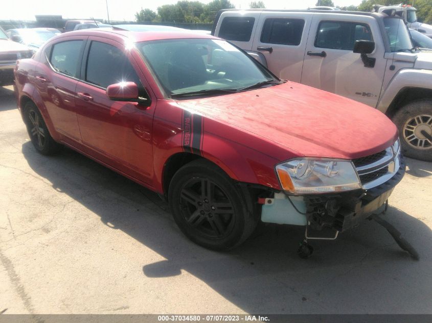 2013 DODGE AVENGER SXT - 1C3CDZCG8DN666468
