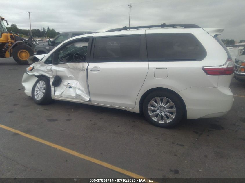 2015 TOYOTA SIENNA LTD/XLE/XLE PREMIUM - 5TDDK3DC1FS111664