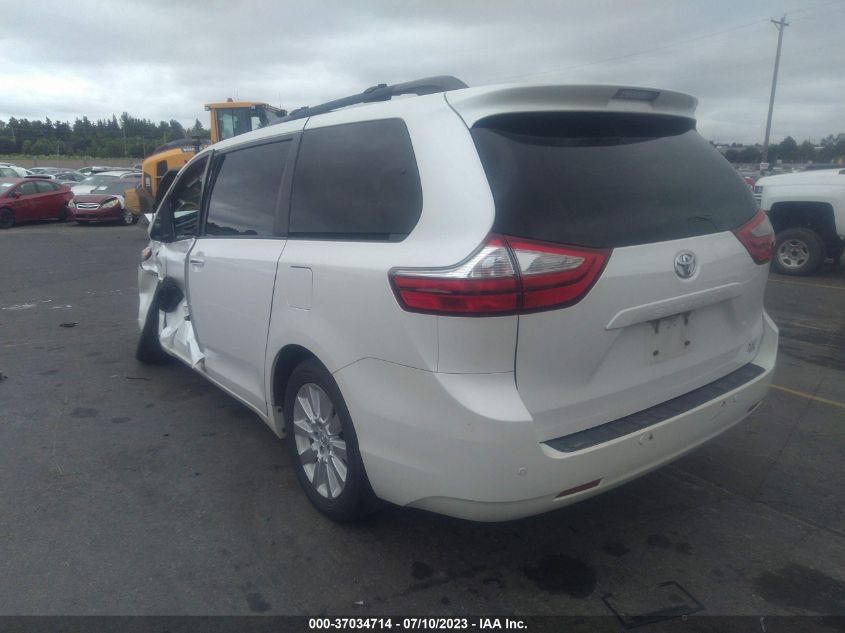 2015 TOYOTA SIENNA LTD/XLE/XLE PREMIUM - 5TDDK3DC1FS111664