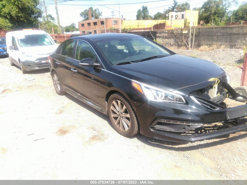 2016 HYUNDAI SONATA 2.4L LIMITED - 5NPE34AF1GH401691