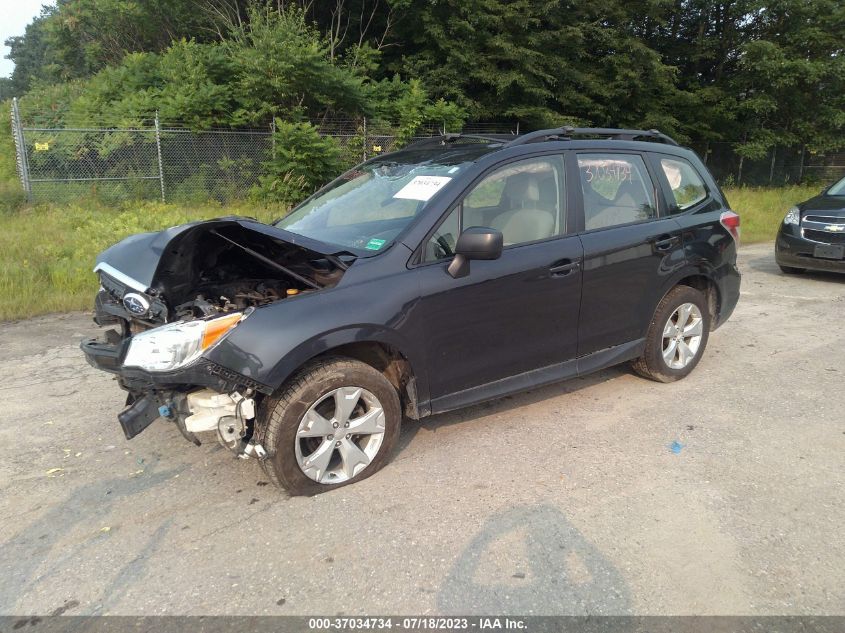 2016 SUBARU FORESTER 2.5I - JF2SJABC8GH404292
