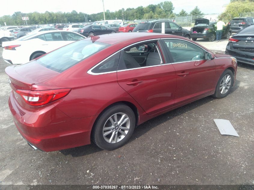 2015 HYUNDAI SONATA 2.4L SE - 5NPE24AF1FH201945