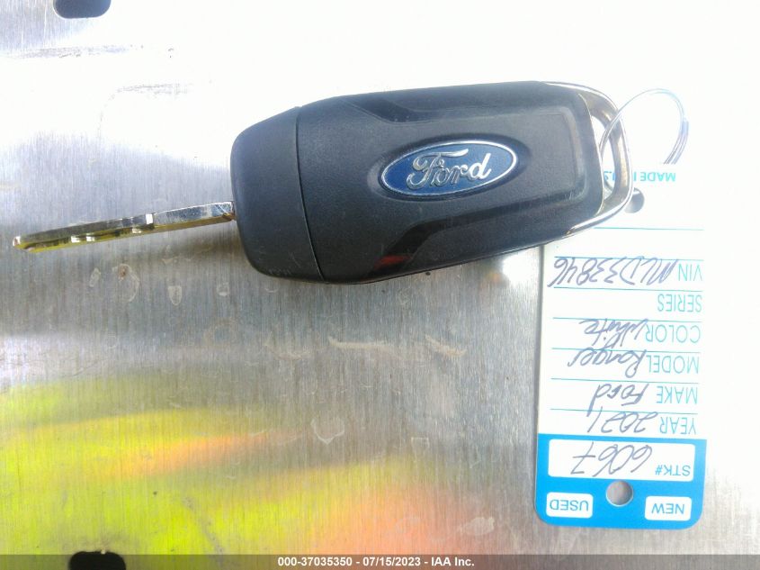 2021 FORD RANGER XL/XLT/LARIAT - 1FTER4EH1MLD33846
