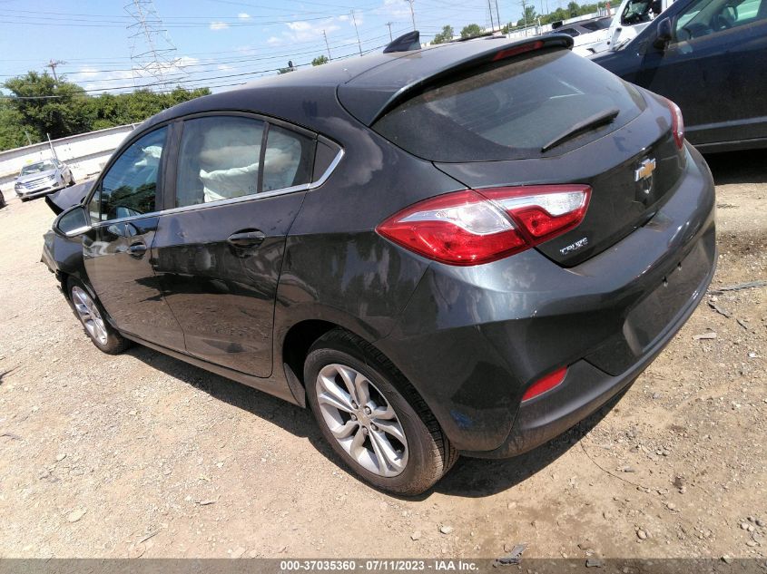 2019 CHEVROLET CRUZE LT - 3G1BE6SM8KS567526