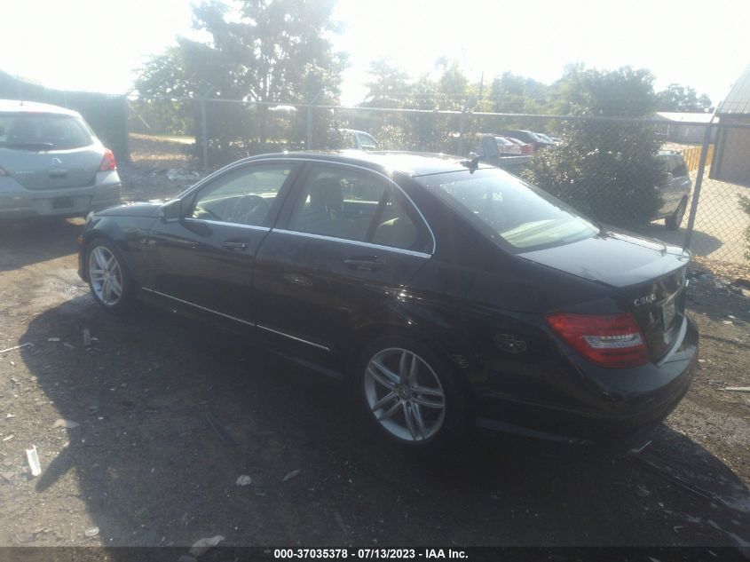 2014 MERCEDES-BENZ C-CLASS C 300 LUXURY - WDDGF8AB3EA888505