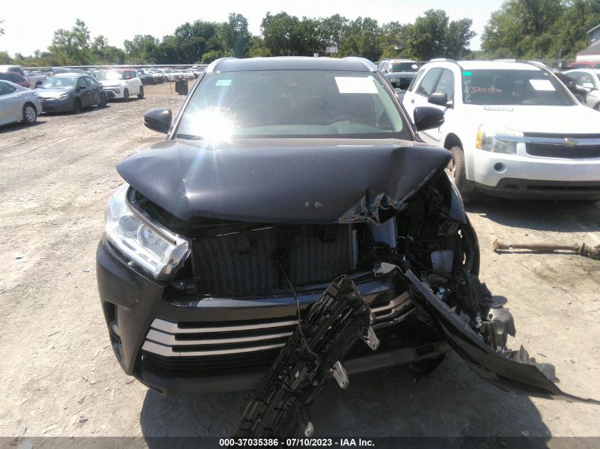 2019 TOYOTA HIGHLANDER SE/XLE - 5TDJZRFH4KS705914