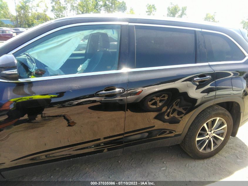 2019 TOYOTA HIGHLANDER SE/XLE - 5TDJZRFH4KS705914