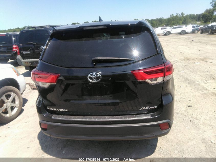 2019 TOYOTA HIGHLANDER SE/XLE - 5TDJZRFH4KS705914