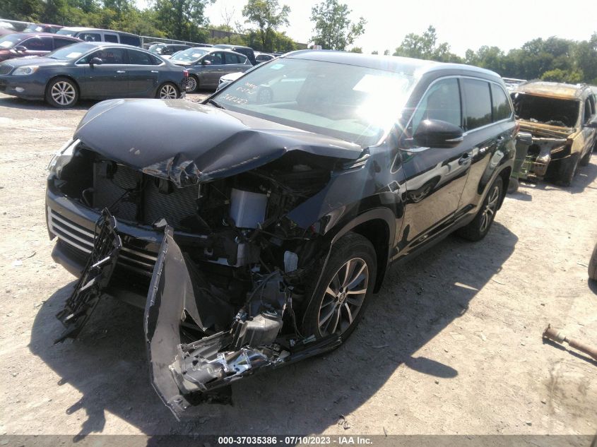 2019 TOYOTA HIGHLANDER SE/XLE - 5TDJZRFH4KS705914