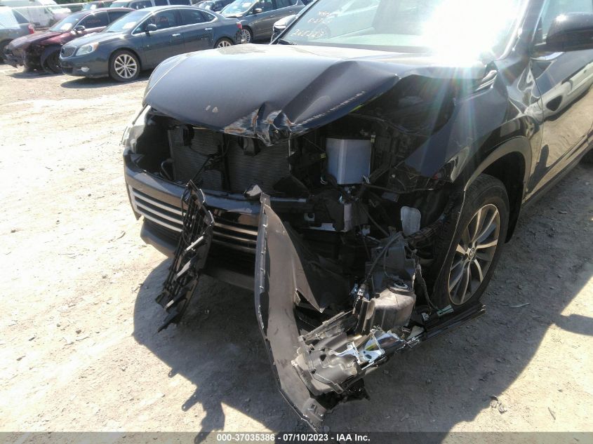 2019 TOYOTA HIGHLANDER SE/XLE - 5TDJZRFH4KS705914