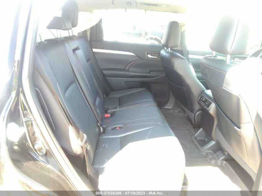 2019 TOYOTA HIGHLANDER SE/XLE - 5TDJZRFH4KS705914