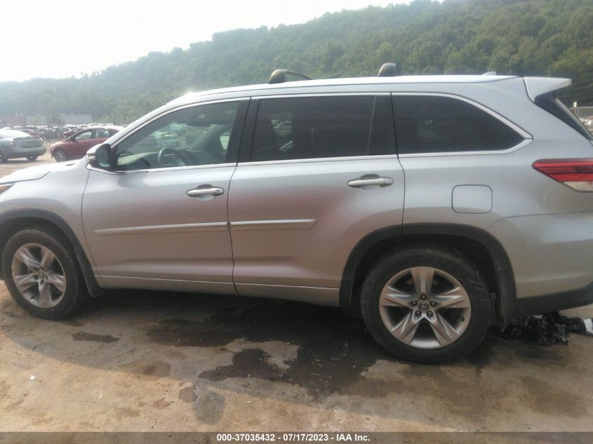 2017 TOYOTA HIGHLANDER LIMITED - 5TDDZRFH7HS404950
