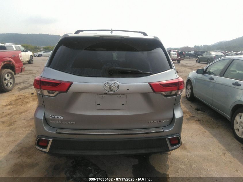 2017 TOYOTA HIGHLANDER LIMITED - 5TDDZRFH7HS404950