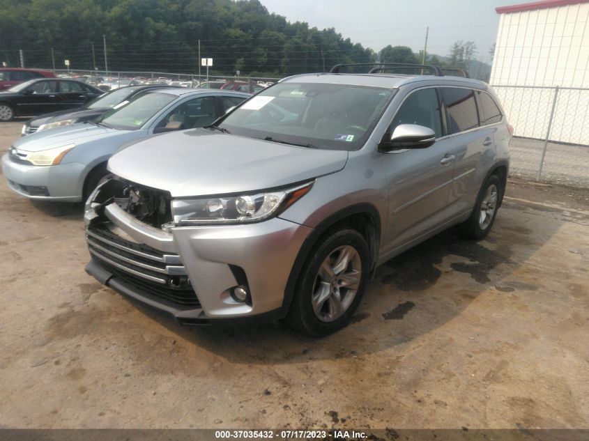 2017 TOYOTA HIGHLANDER LIMITED - 5TDDZRFH7HS404950
