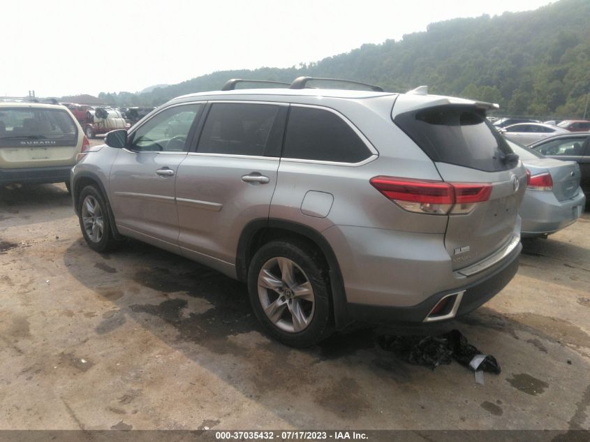 2017 TOYOTA HIGHLANDER LIMITED - 5TDDZRFH7HS404950