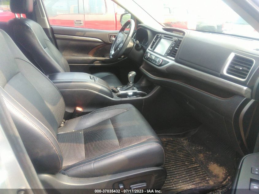 2017 TOYOTA HIGHLANDER LIMITED - 5TDDZRFH7HS404950