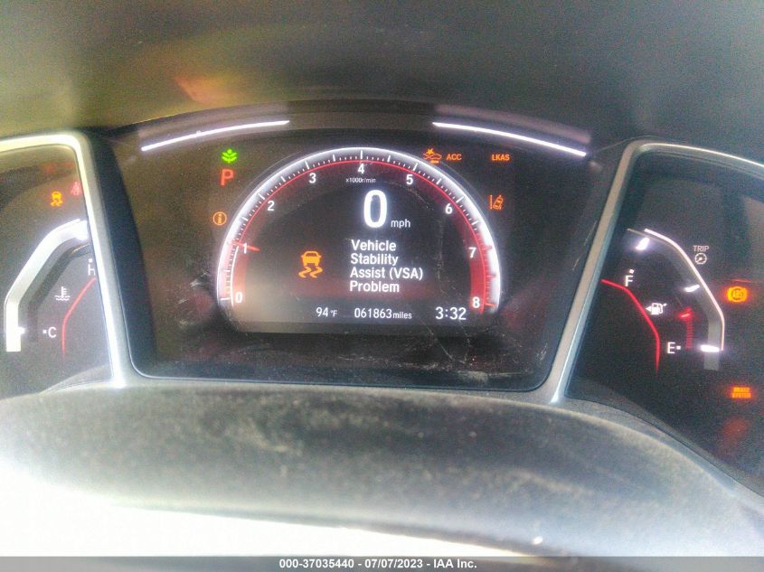 2020 HONDA CIVIC SEDAN SPORT - 19XFC2F89LE209369