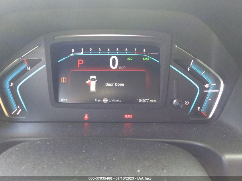 2018 HONDA ODYSSEY EX-L - 5FNRL6H74JB105176