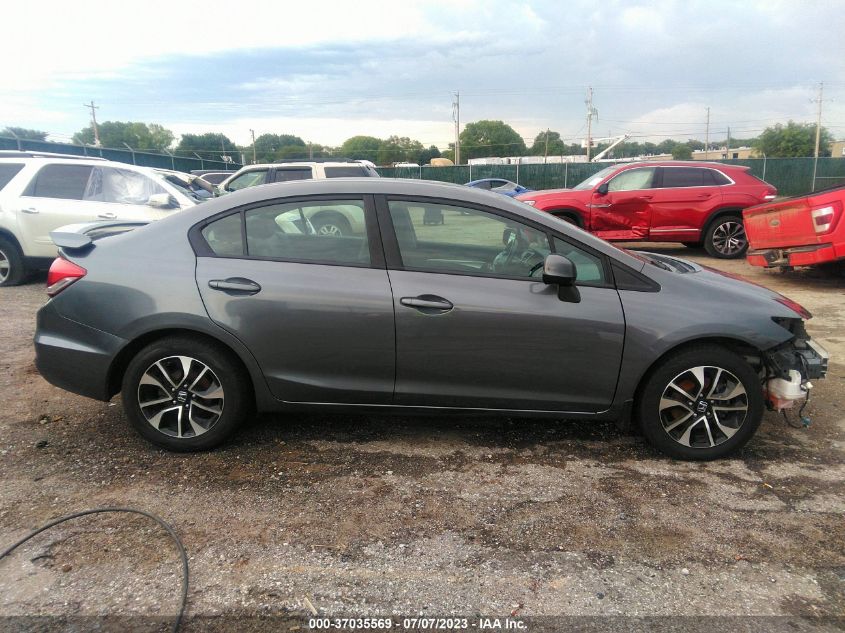 2013 HONDA CIVIC SDN EX-L - 19XFB2F96DE056463