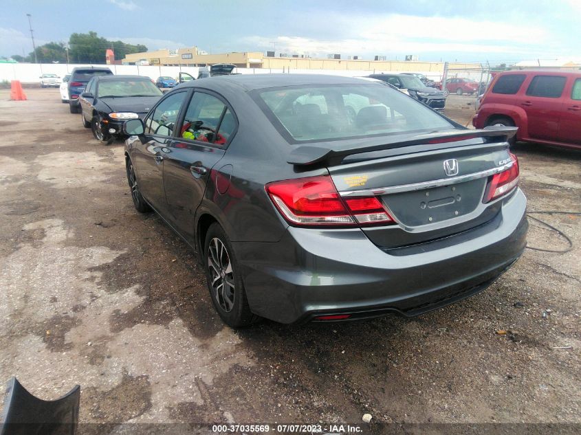 2013 HONDA CIVIC SDN EX-L - 19XFB2F96DE056463