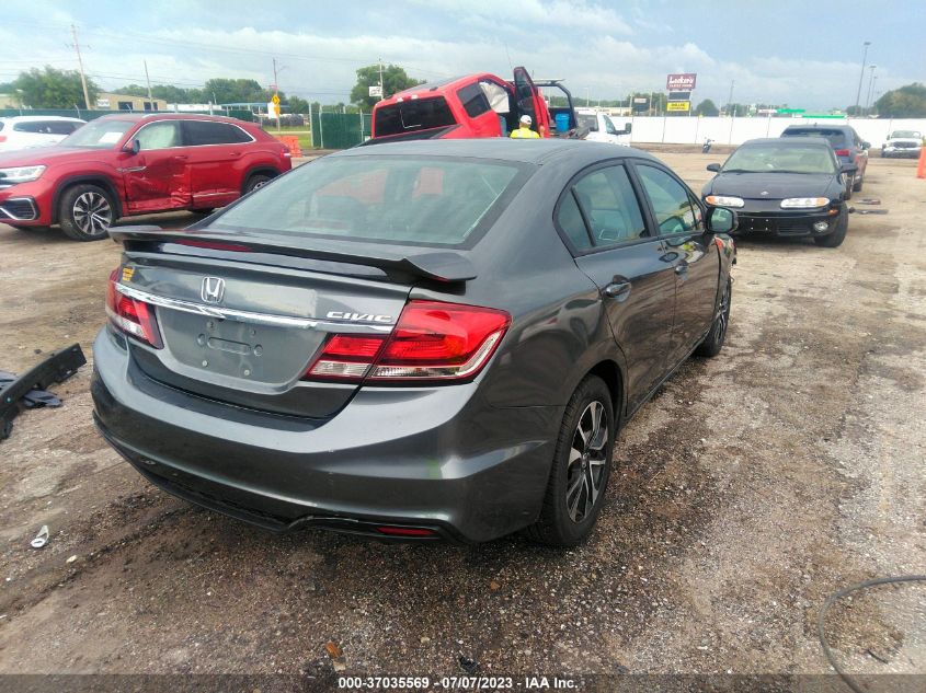 2013 HONDA CIVIC SDN EX-L - 19XFB2F96DE056463