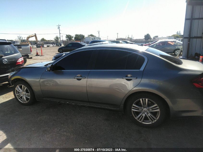 2013 INFINITI G37 SEDAN JOURNEY - JN1CV6AP5DM306822