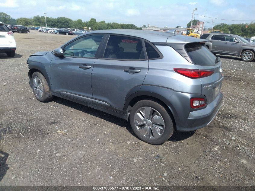 2021 HYUNDAI KONA EV LIMITED - KM8K33AG3MU123010