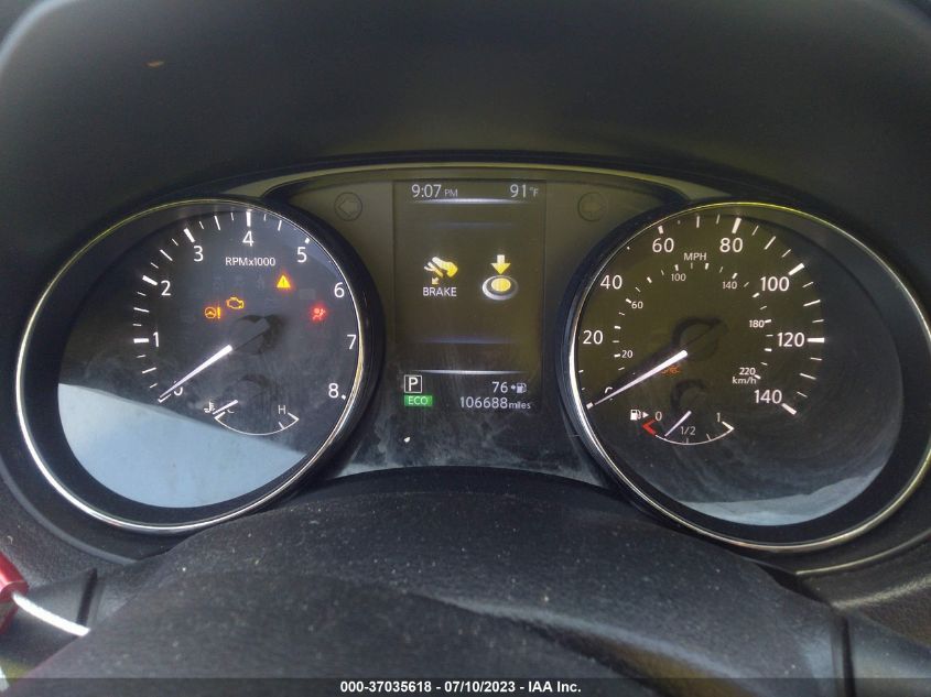 2017 NISSAN ROGUE S/SV - KNMAT2MV2HP576236