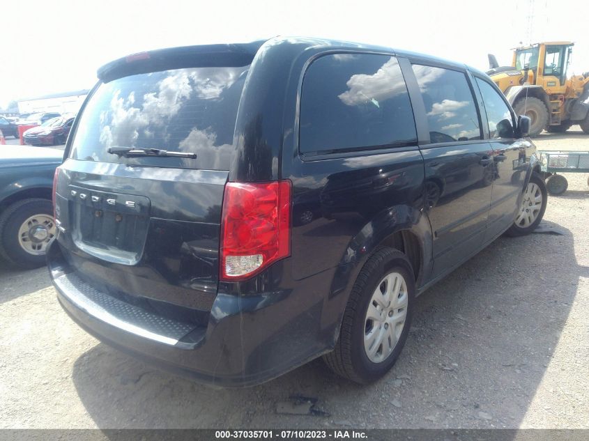 2014 DODGE GRAND CARAVAN SE - 2C4RDGBG4ER473685