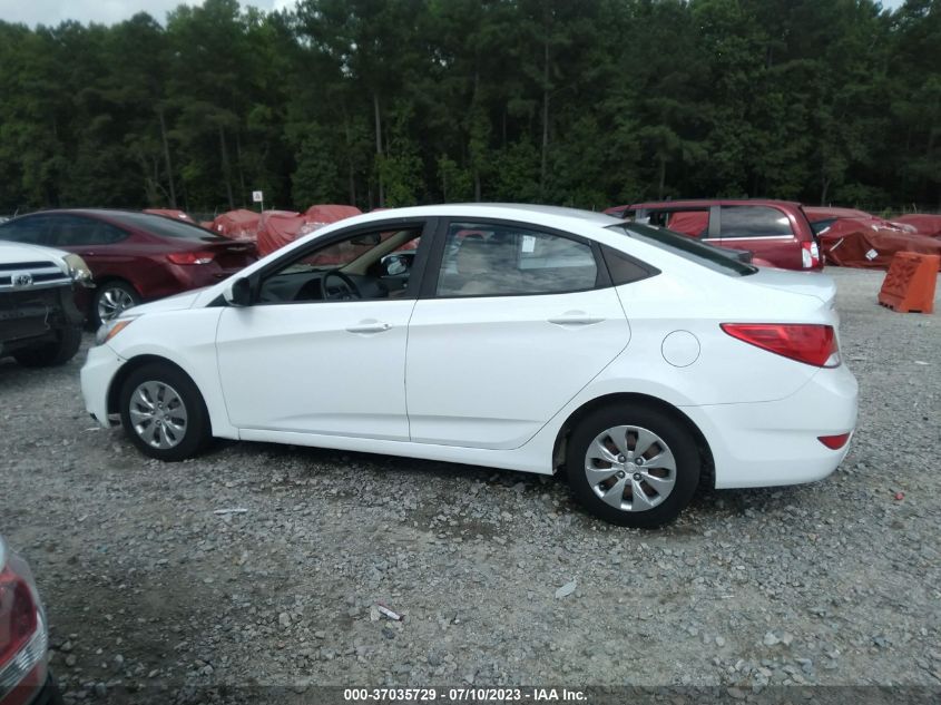 2016 HYUNDAI ACCENT SE - KMHCT4AE7GU161773
