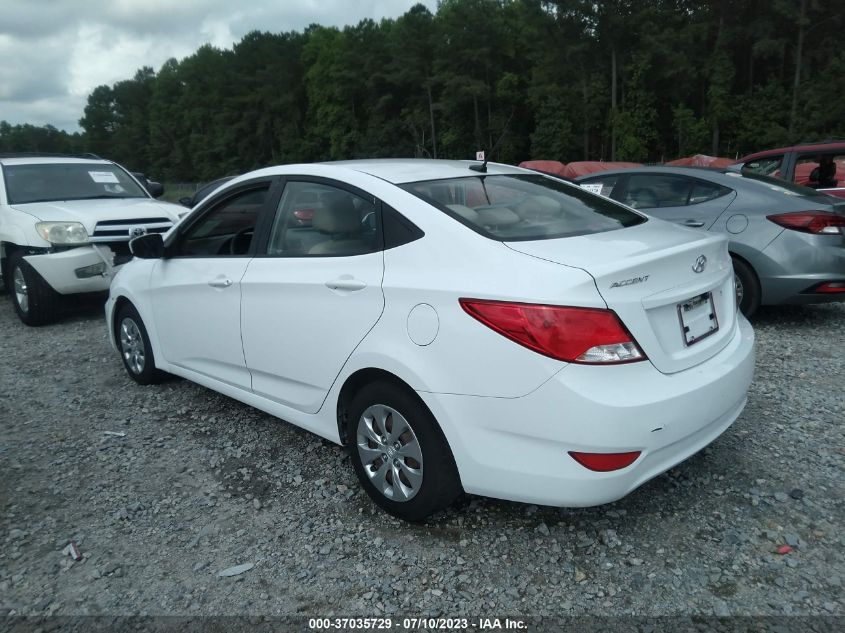2016 HYUNDAI ACCENT SE - KMHCT4AE7GU161773