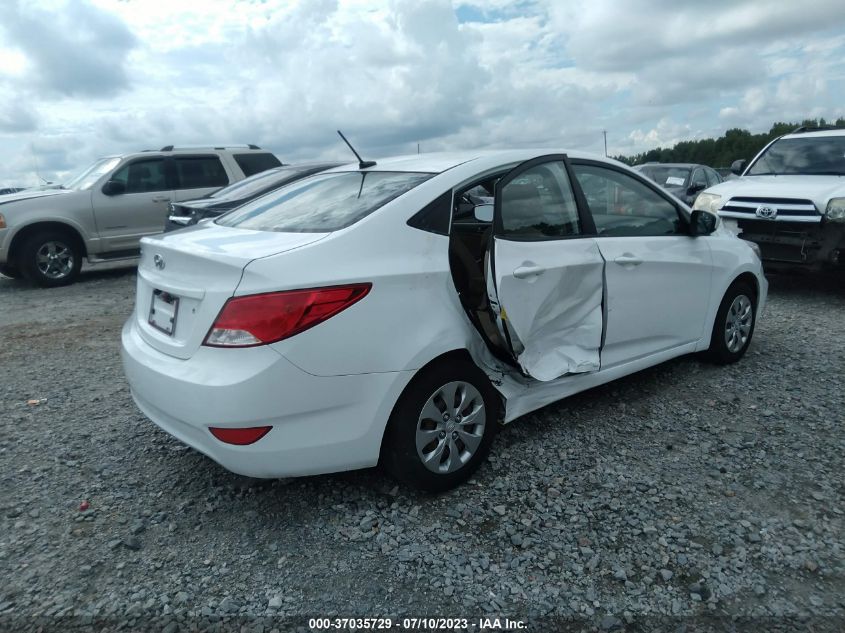 2016 HYUNDAI ACCENT SE - KMHCT4AE7GU161773