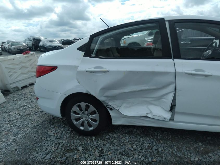 2016 HYUNDAI ACCENT SE - KMHCT4AE7GU161773