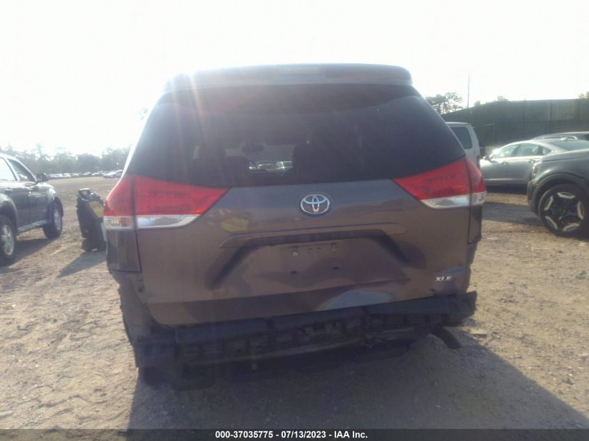 2013 TOYOTA SIENNA XLE AAS/XLE/LTD - 5TDYK3DC0DS385727
