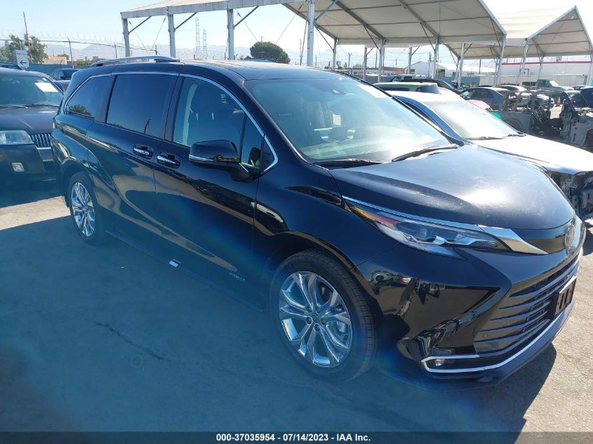 2021 TOYOTA SIENNA LIMITED/PLATINUM - 5TDERKEC7MS047572