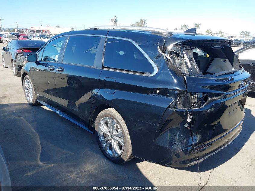 2021 TOYOTA SIENNA LIMITED/PLATINUM - 5TDERKEC7MS047572