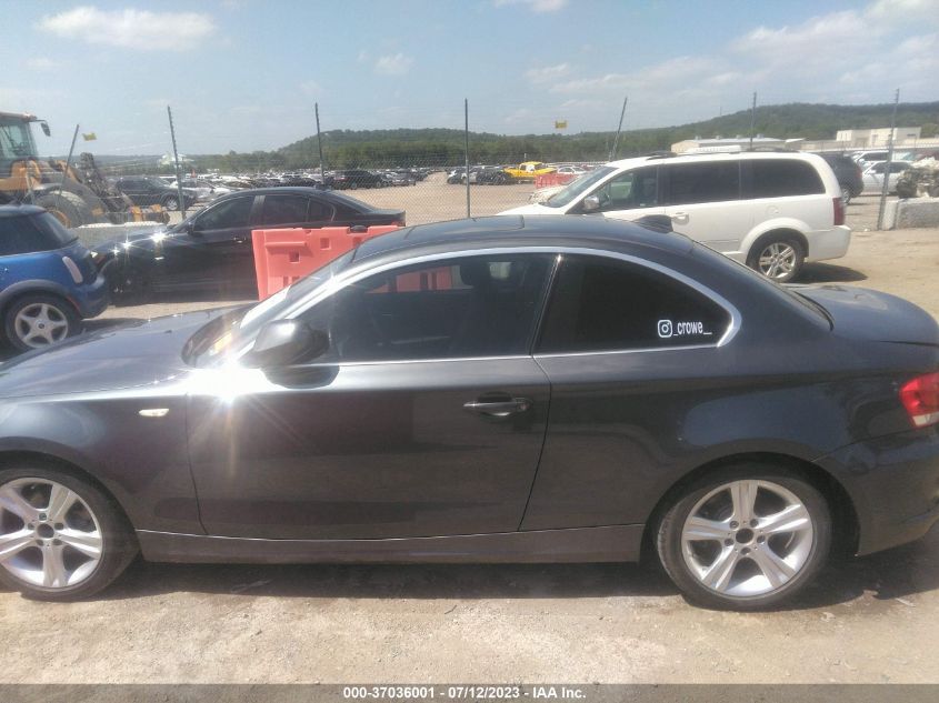 2013 BMW 1 SERIES 128I WBAUP7C52DVP25859