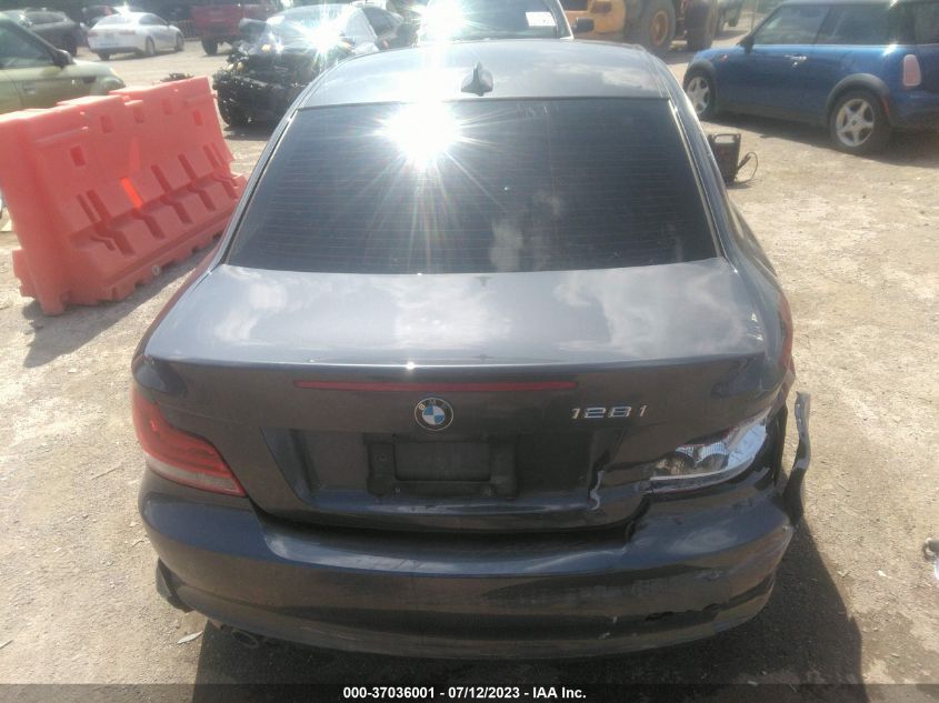 2013 BMW 1 SERIES 128I WBAUP7C52DVP25859