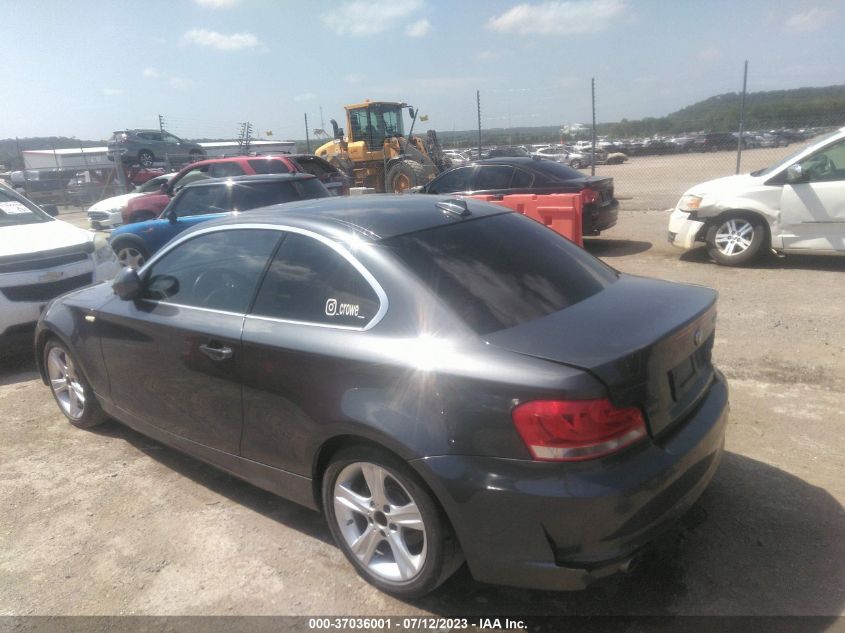 2013 BMW 1 SERIES 128I WBAUP7C52DVP25859