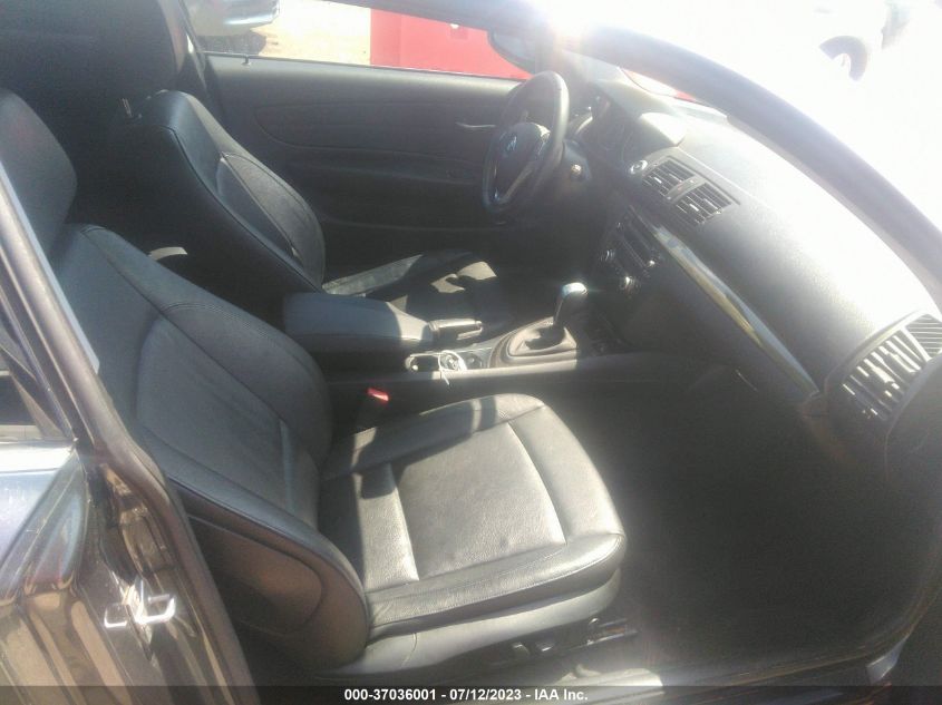 2013 BMW 1 SERIES 128I WBAUP7C52DVP25859