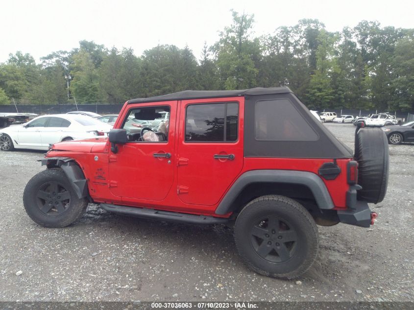 2018 JEEP WRANGLER JK UNLIMITED SPORT S 1C4HJWDG1JL874397