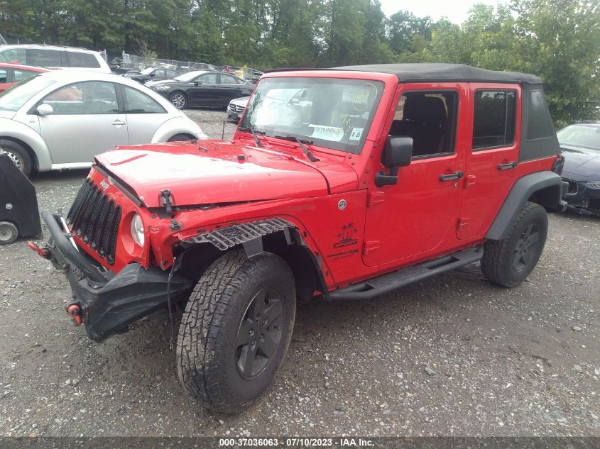 2018 JEEP WRANGLER JK UNLIMITED SPORT S 1C4HJWDG1JL874397