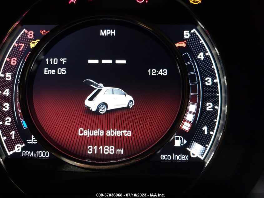 2015 FIAT 500 ABARTH - 3C3CFFFH5FT570698