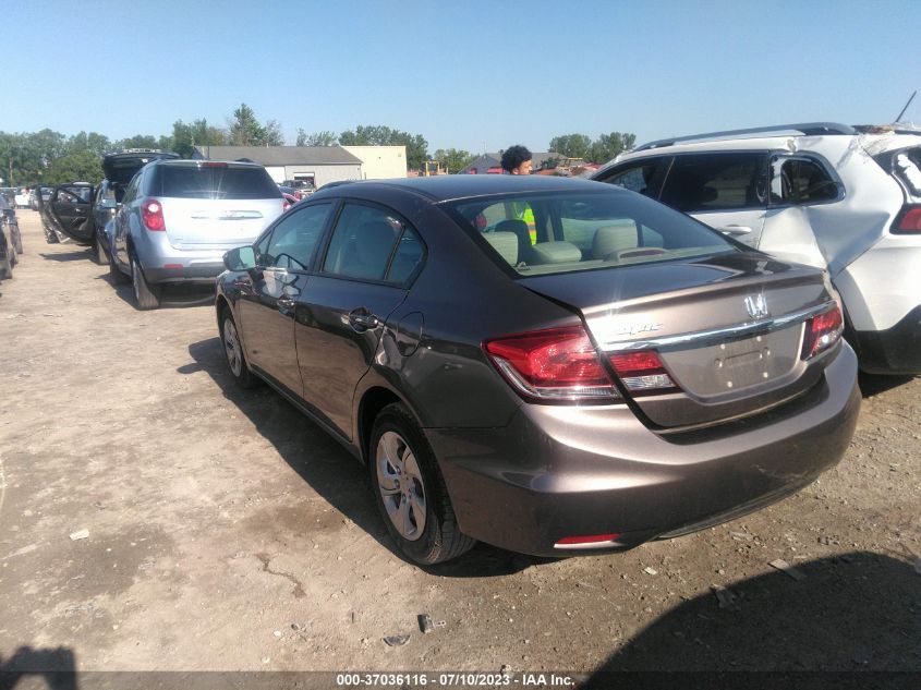 2015 HONDA CIVIC SEDAN LX - 19XFB2F53FE096788