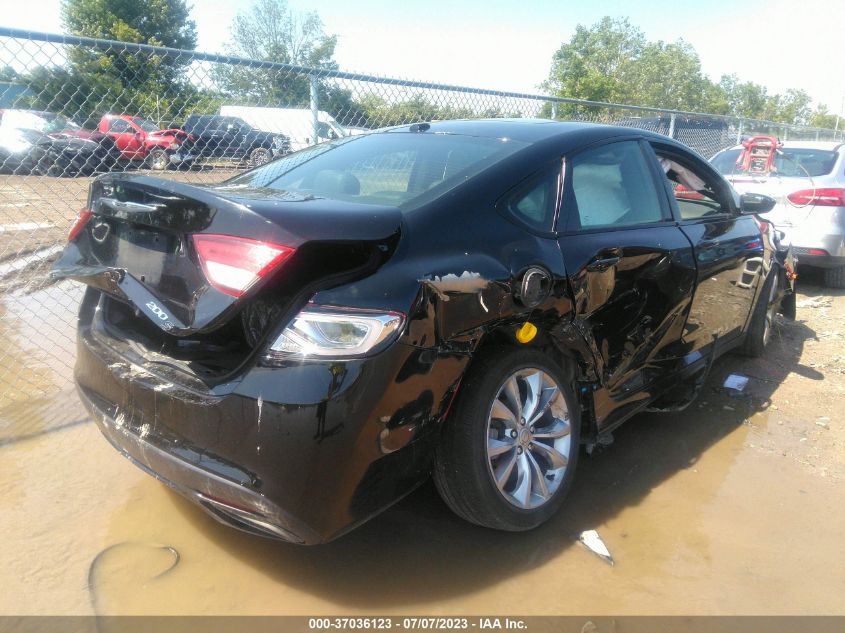 2015 CHRYSLER 200 S - 1C3CCCDG4FN648681