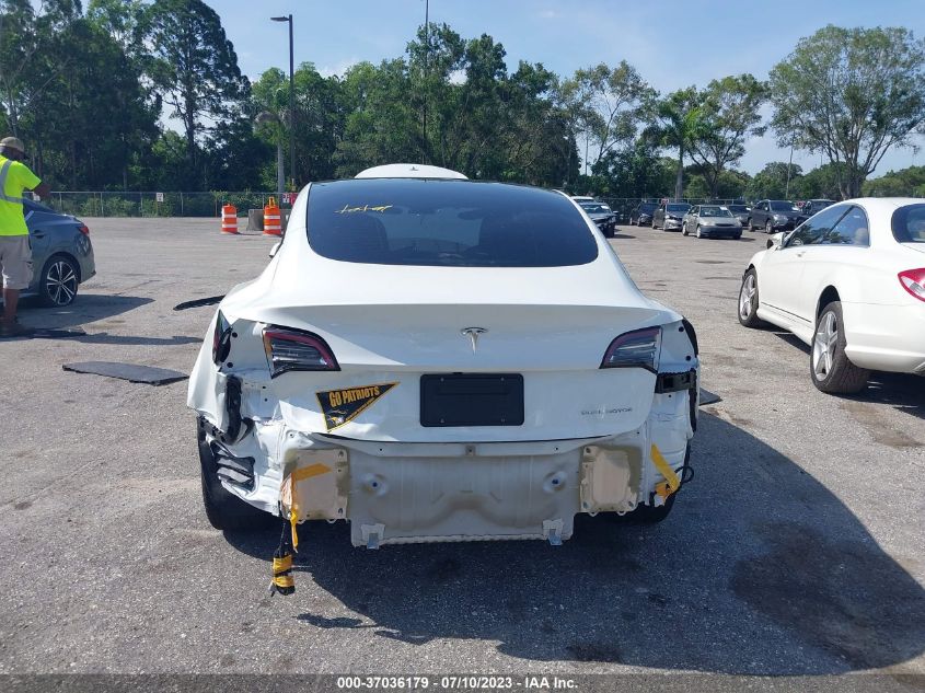 2022 TESLA MODEL 3 LONG RANGE - 5YJ3E1EB4NF329548