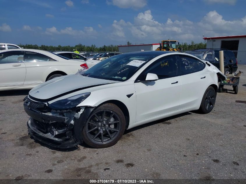 2022 TESLA MODEL 3 LONG RANGE - 5YJ3E1EB4NF329548