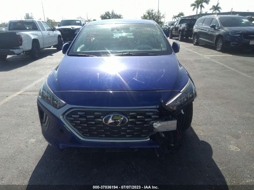 2020 HYUNDAI IONIQ HYBRID SEL - KMHC85LC6LU242096