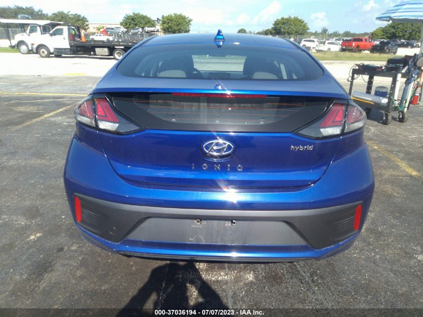 2020 HYUNDAI IONIQ HYBRID SEL - KMHC85LC6LU242096